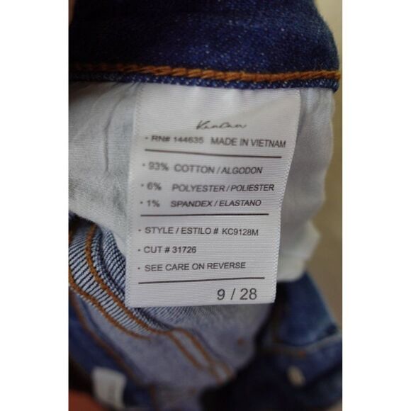 Kancan Button Fly Distressed Blue Ankle length Skinny Jeans - Picture 4 of 14